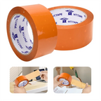12 Rolls/Set Tape Packaging Tools Office Packing Supplies Waterproof Sealing PP Material Durable Can Be Written As Marking Tapes