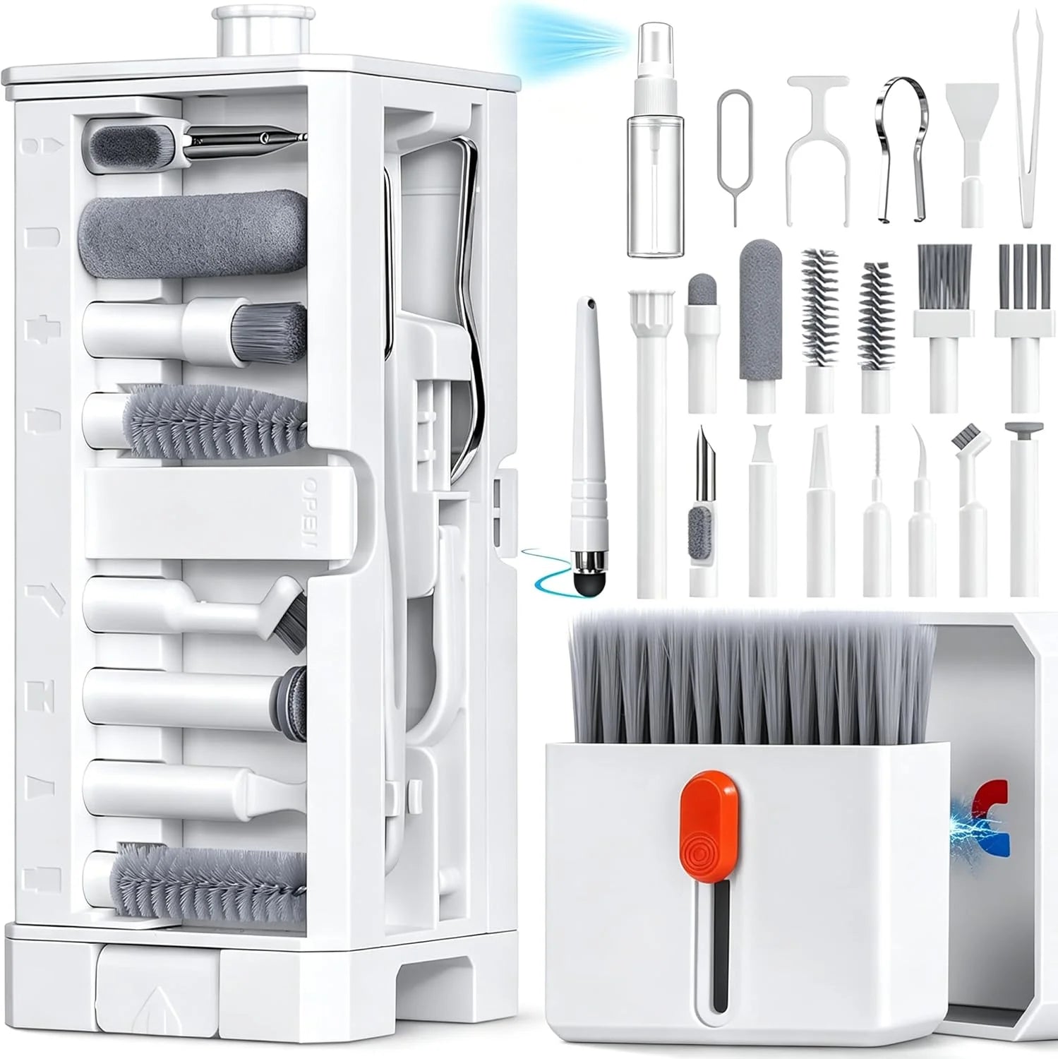 Multi-Function Cleaning Kit  for iPhone AirPods iPad Digital  Camera  PC Keyboard Phone Screen Headphones Cleaning Tools