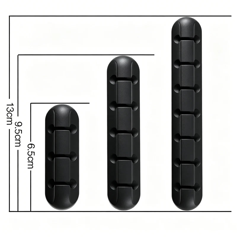 Desktop Cable Organizer, Mobile Phone Charging Cable, Data Cable Organizer, Network Wiring Fixture, Storage Bundle Buckle