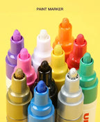 1pcs Japan UNI Paint Marker PX-21 Color Oil-based Permanent 0.8-1.2mm Tire Touch Up Painting Waterproof Graffiti Art Supplies