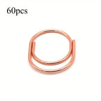 60pcs Creative 25mm Paper Clips Cute Paper Clip Mini Metal Paper Clip - Perfect For Planners & Office Supplies