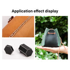 WUTA 3G Leather Punches Head Replaceable Pricking Iron Removable Diamond Olive Round Hole French Style Chisel DIY Craft Tools
