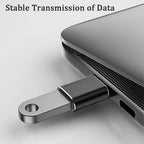 Type C To USB 3.0 Adapter Metal Charging Stable Data Transmission File Reading Light for Iphone Macbook Xiaomi Samsung Connector