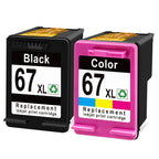 ShinColor Compatible 67XL Ink Cartridges for HP67XL for HP Deskjet 2700 Ink Cartridge for Envy Series 4200 6020 6030 6400 6430