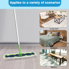 2pcs Reusable Microfiber Mop Pads for Swiffer Sweeper XL Dry Sweeping Wet Mop Cloths Replacement Sweeping Mopping Pad Refill