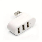 Mini Splitter 4 Ports USB Hub 3.0 Box Rotatable USB Data Transfer Multiple Expander For Computer Laptop MacBook PC Accessories