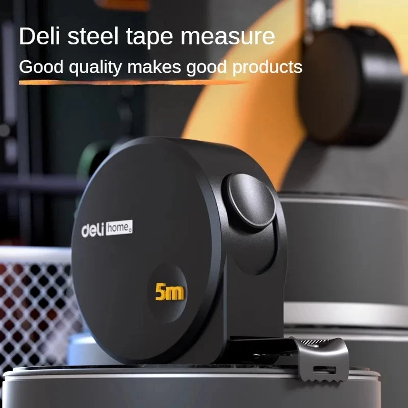 Deli Tools 1Pcs 3/5M Digital Tape Measure Retractable Metric Measuring Tape Household Woodworking Portable Measuring Tools