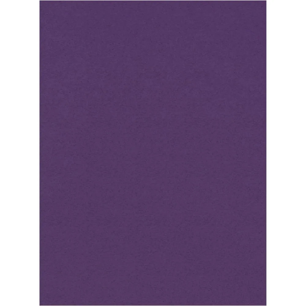Purple Construction Paper 9x12 Inches Bulk Pack of 50 Sheets 50 Percent Recycled Material for Arts Crafts School Projects