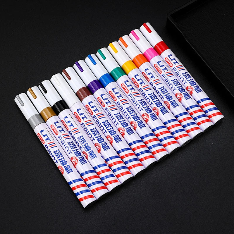 Car Paint Scratch Repair Pen For Cars Coat Scratches Touch Up Remover Tire Oily Mark Pen Waterproof Paint Pencil Car Accessories