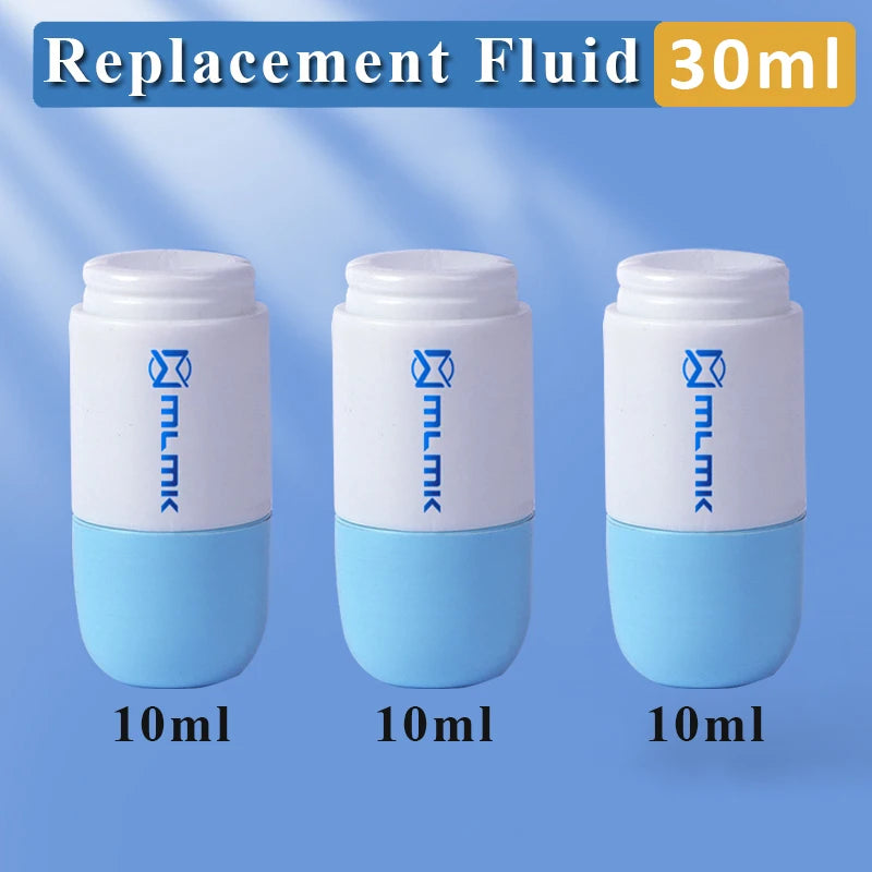 2 in 1 Thermal Paper Correction Fluid with Unboxing Knife Durable Home Anti Peep Identity Protection Fluid Eraser Stamp