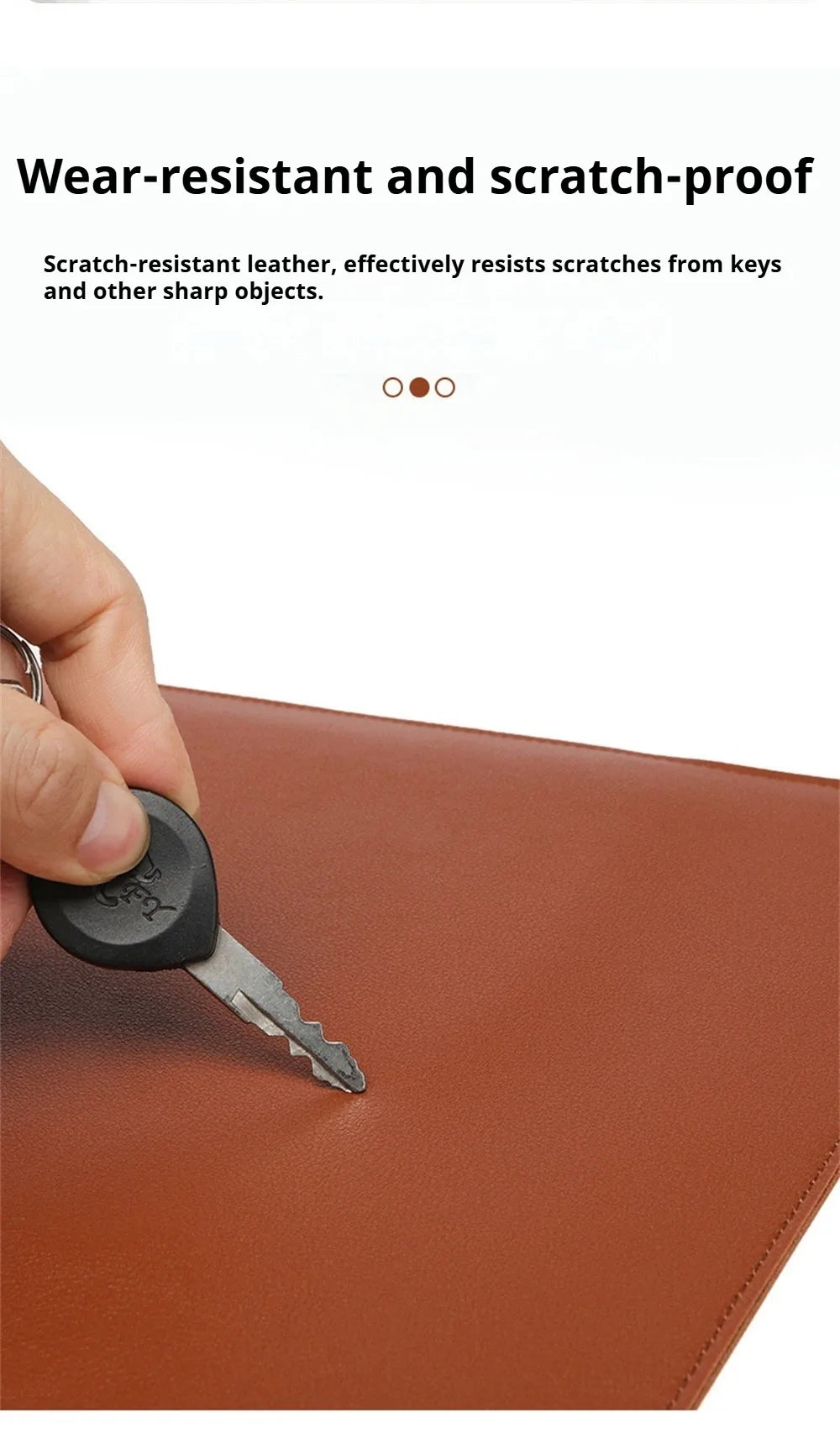 PU Leather Laptop Computer Sleeve Case Bag Stand Cover Pouch Man Women 13 14 15 15.6 16 inch for Macbook Air Samsung HP Lenovo
