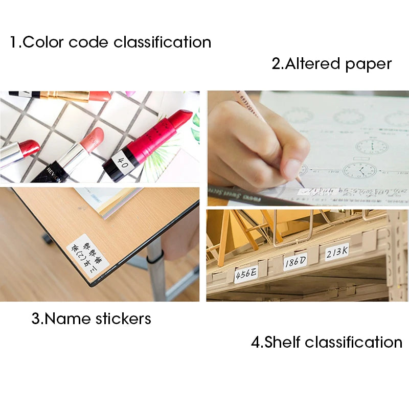 15Sheets Multifunction Labels Stickers Self Adhesive Sticky Package Label White Blank Tag Stickers Office School Supplies