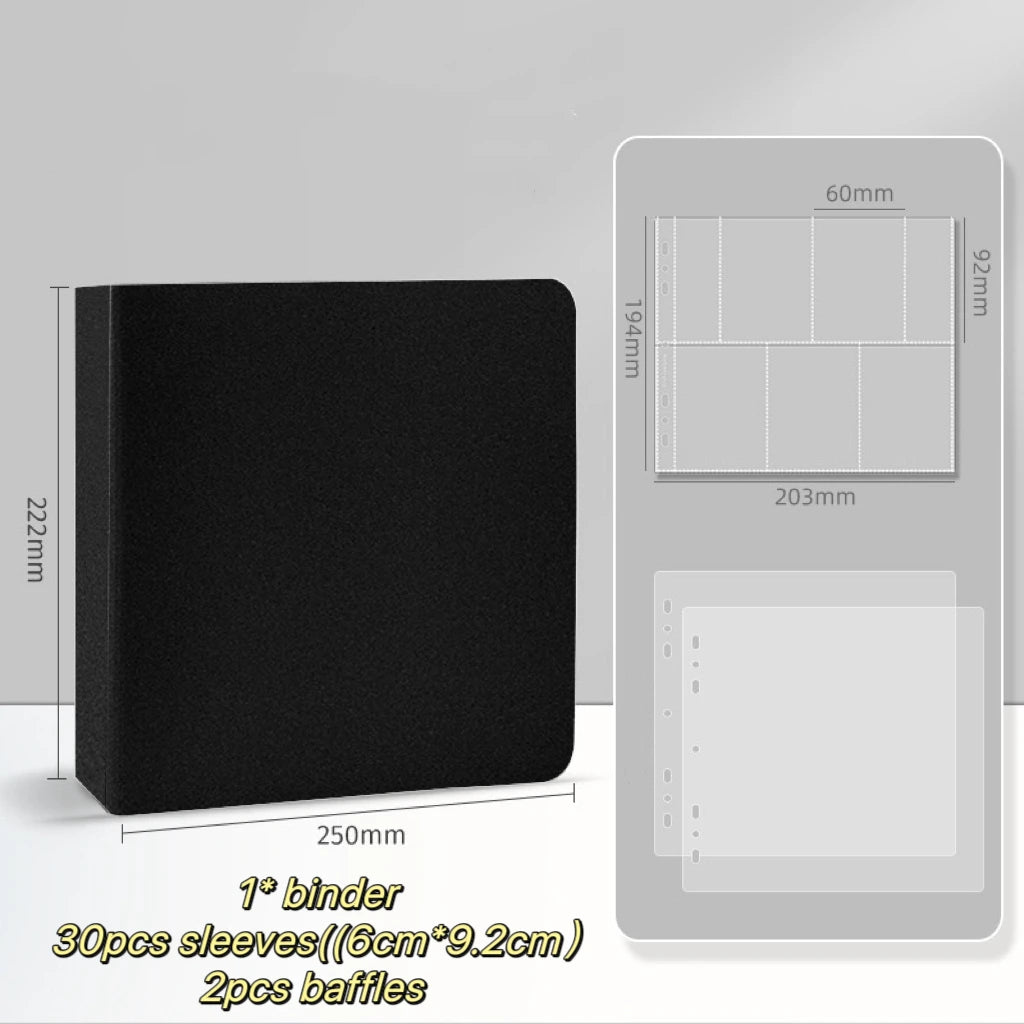 MINKYS Kawaii 5/6/9 Spaces 3 inch Kpop Photo Card Binder Large Capacity Idol Photocard Album Photocards Binder Collect Book