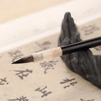 Traditional Chinese Calligraphy Brush Oil Watercolor Wolf Hair Scriptures Writing Brush Wood Oil Painting Art Paint Brush