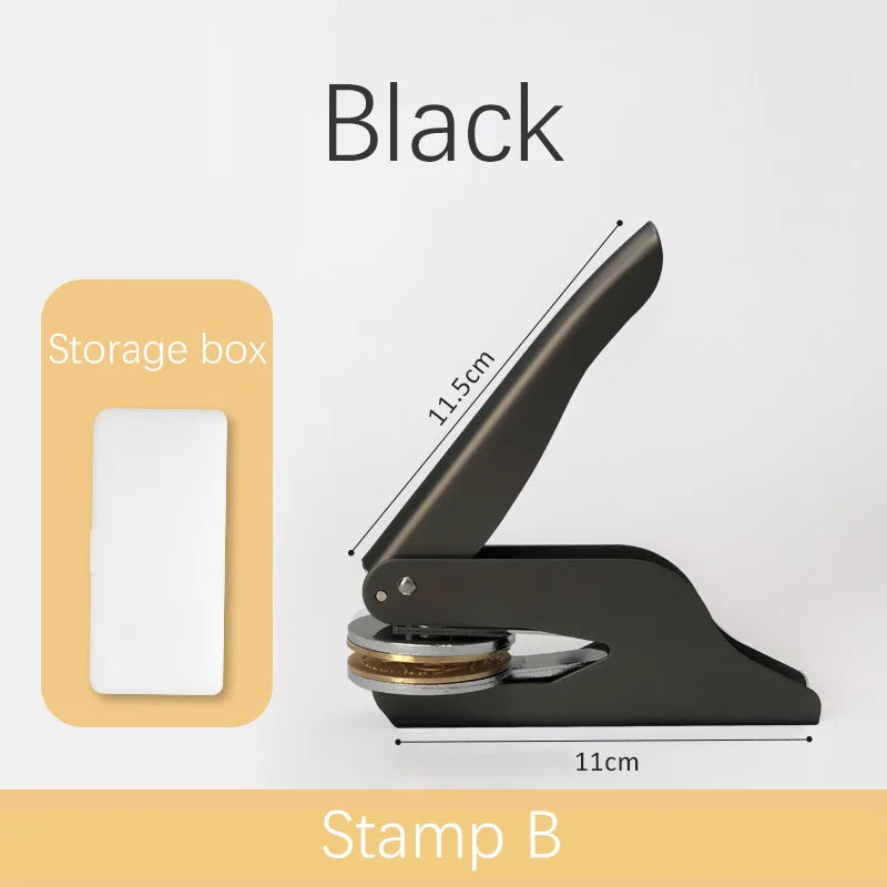 Book Wedding Embosser Stamps Customized Designs Personalized Embossing Stamp Custom Handheld Envelope Invitation Card Seals DIY
