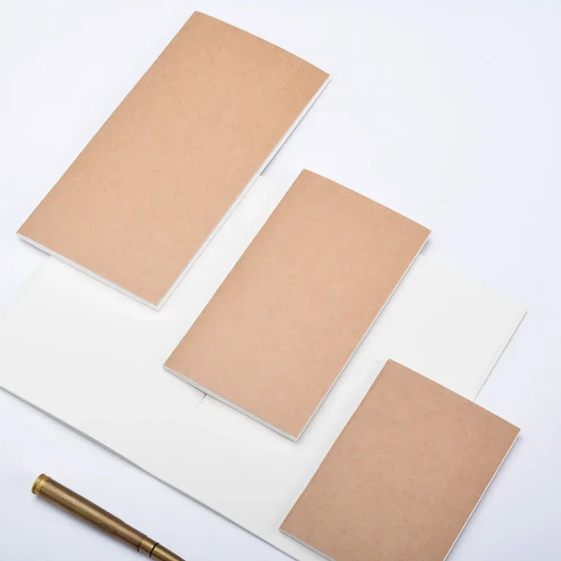 Fromthenon Filler Papers For Travelers Notebook Blank Gird Month Week Plan Retro Notebook Refill Core Vintage Stationery
