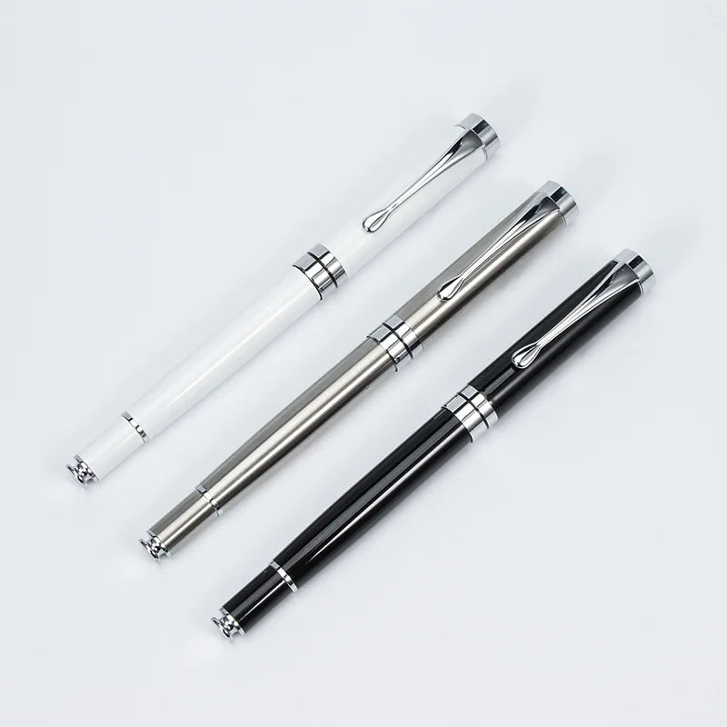 Luxury Metal Shell Business Office School Supplies Ballpoint Pens for Writing Rollerball Pen Customized Logo Name Gift