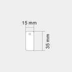 1000pcs Waterproof Hang Tags Transparent Frosted PVC Cards Clothing Hang Tags Price Tag Wear-resistant Durable Thickness 0.27mm