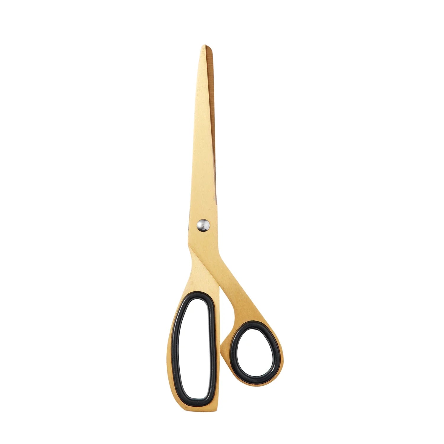 Fromthenon Golden Brass School Scissors Asymmetric Scissors Minimalist Design Office Household Scissors Kawaii Korean Stationery