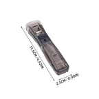 Push Stapler Binder Clips Paper Clamps Desktop Stapler Reusable Creative Stapler and Sraple Pins School Office Binding Supplies