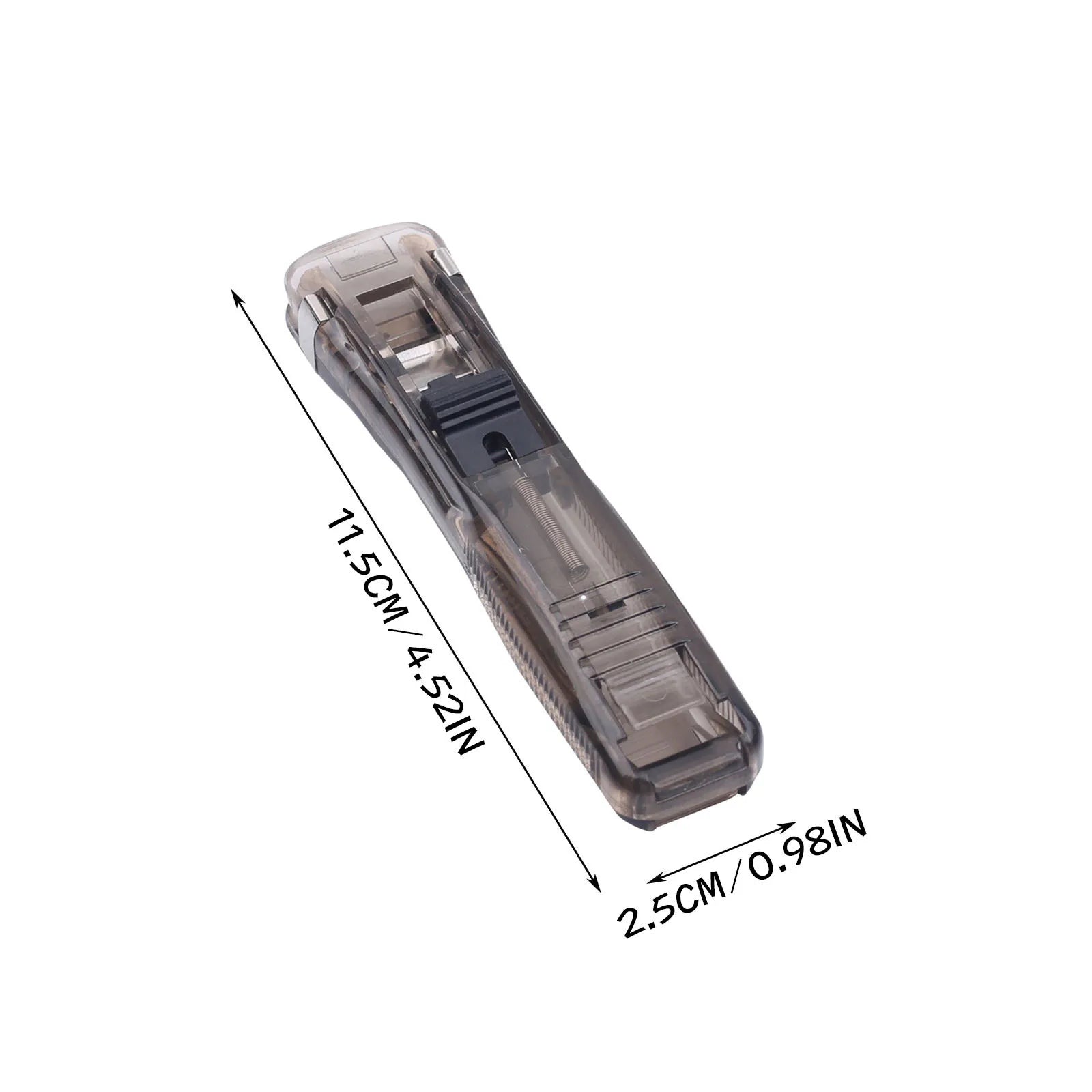 Push Stapler Binder Clips Paper Clamps Desktop Stapler Reusable Creative Stapler and Sraple Pins School Office Binding Supplies