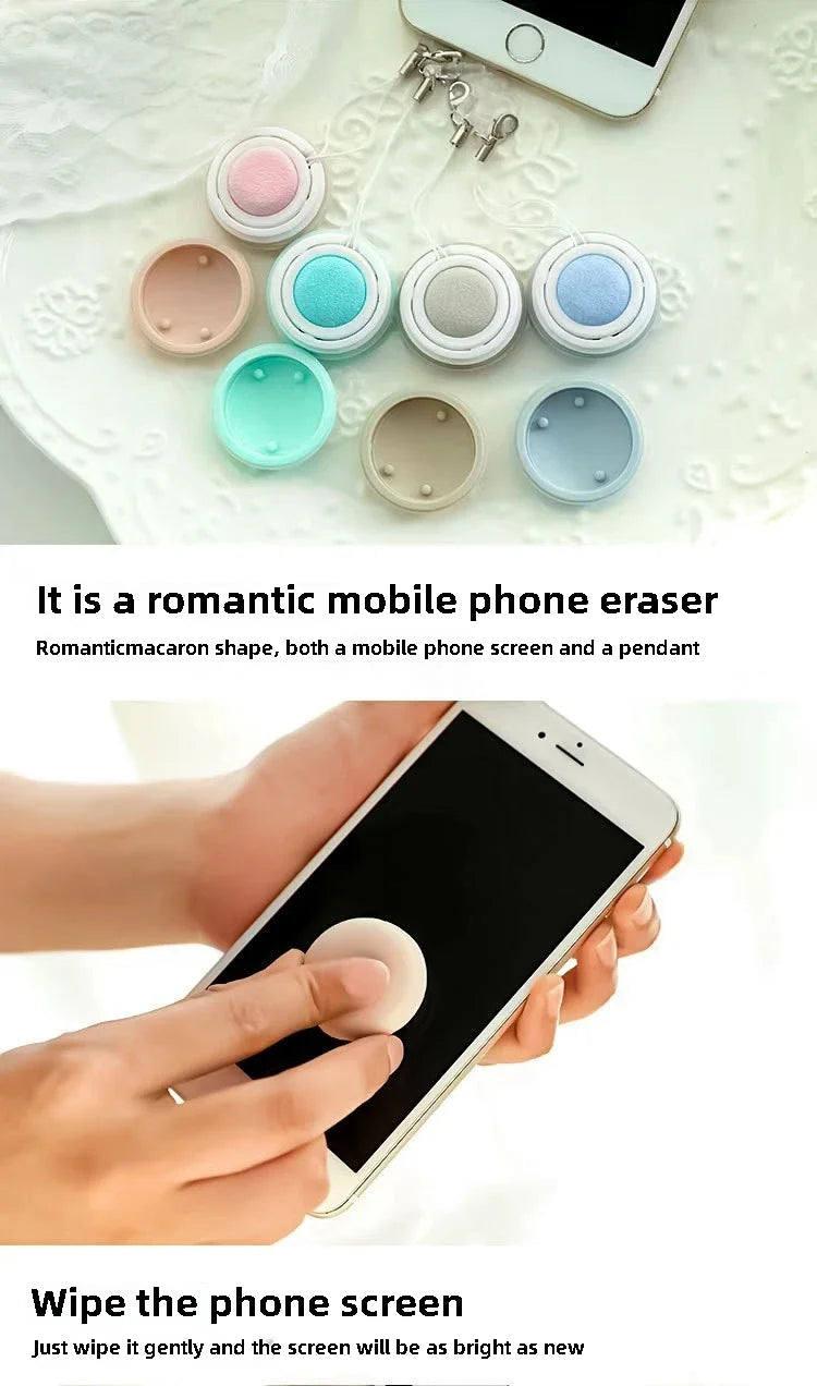All-in-One Screen Cleaner Kit – Fingerprint Eraser & Lens Brush for Smartphones/Tablets/TVs, Includes Keychain Eyeglass Cleaner