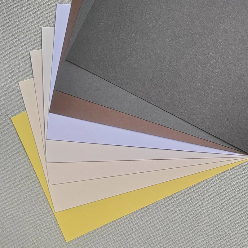 Rainbow 2 Sides Colored Cardstock DIY Blank Paper 250gsm for Postcards Crafts Origami Scrapbooking Party Decors Fun Cards Making