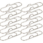 10-1Pcs Metal Pen Holder Clips Portable Paper Fix Clips Journal Document Notebook Pictures Pin Pocket Student Office School Tool