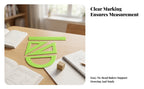Blind Accessible Geometry Set Raised Markings Translucent Green Geometry Set