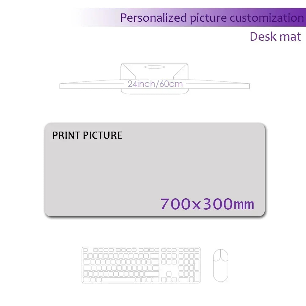 Create Your Own Personalized Mousepad Print Custom Mouse Pad Company Playmat Deskmat 1200x600 Customizable Keyboard Computer Mat