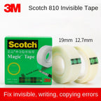 3M Scotch 810 Magic Tape High Viscosity No Trace Invisible Adhesive Tape Home Office Supplies and School Supplies Tape 19mm*10m