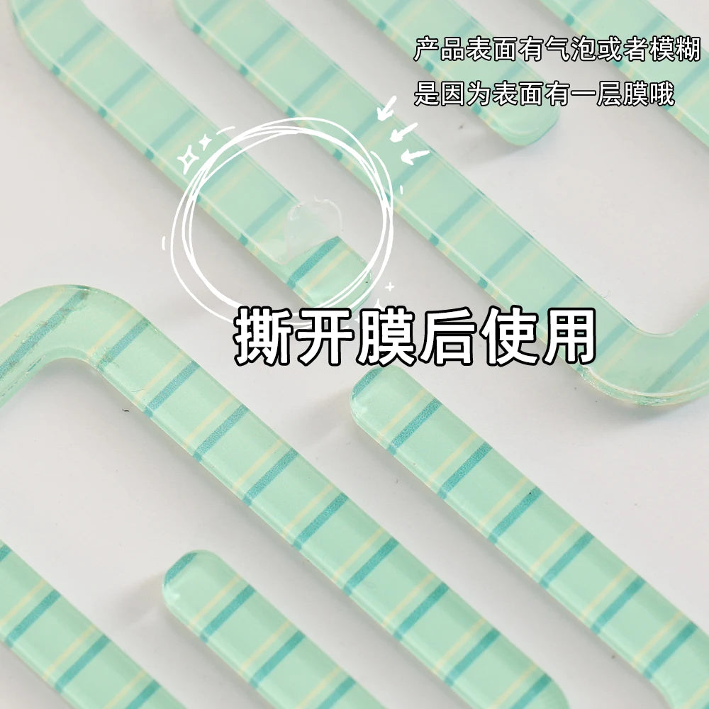 4pcs/lot Kawaii macarons Paper Clip Decorative Bookmark Binder File Clips School Office Stationery Accessories