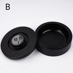 Natural Raw Stone Inkstone Chinese Brush Writing Painting Circular Inkstone Vintage She Inkstone Cartridge Calligraphy Supplies