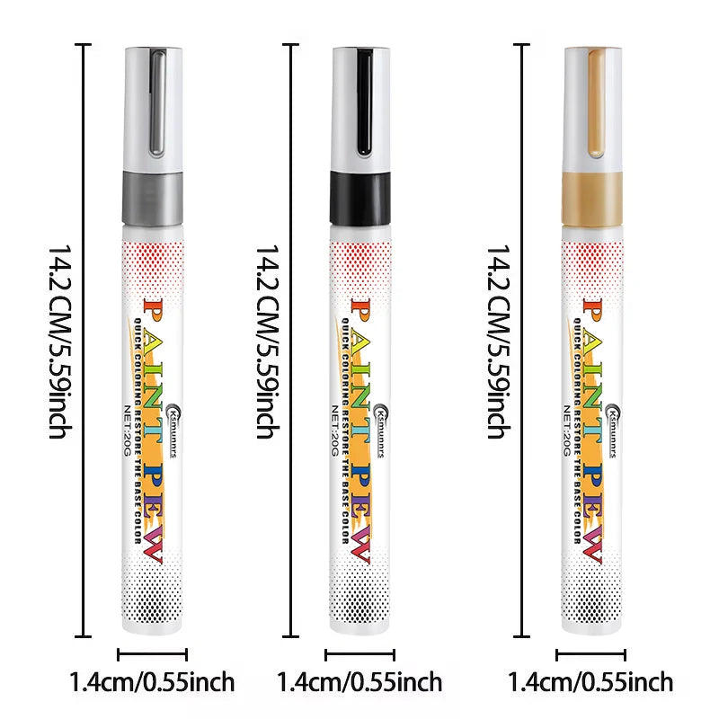 Car Button Repair Pen - Black Special Plastic Interior Renovation Touch-Up Pen, easily repairs scratches and wear on the interio