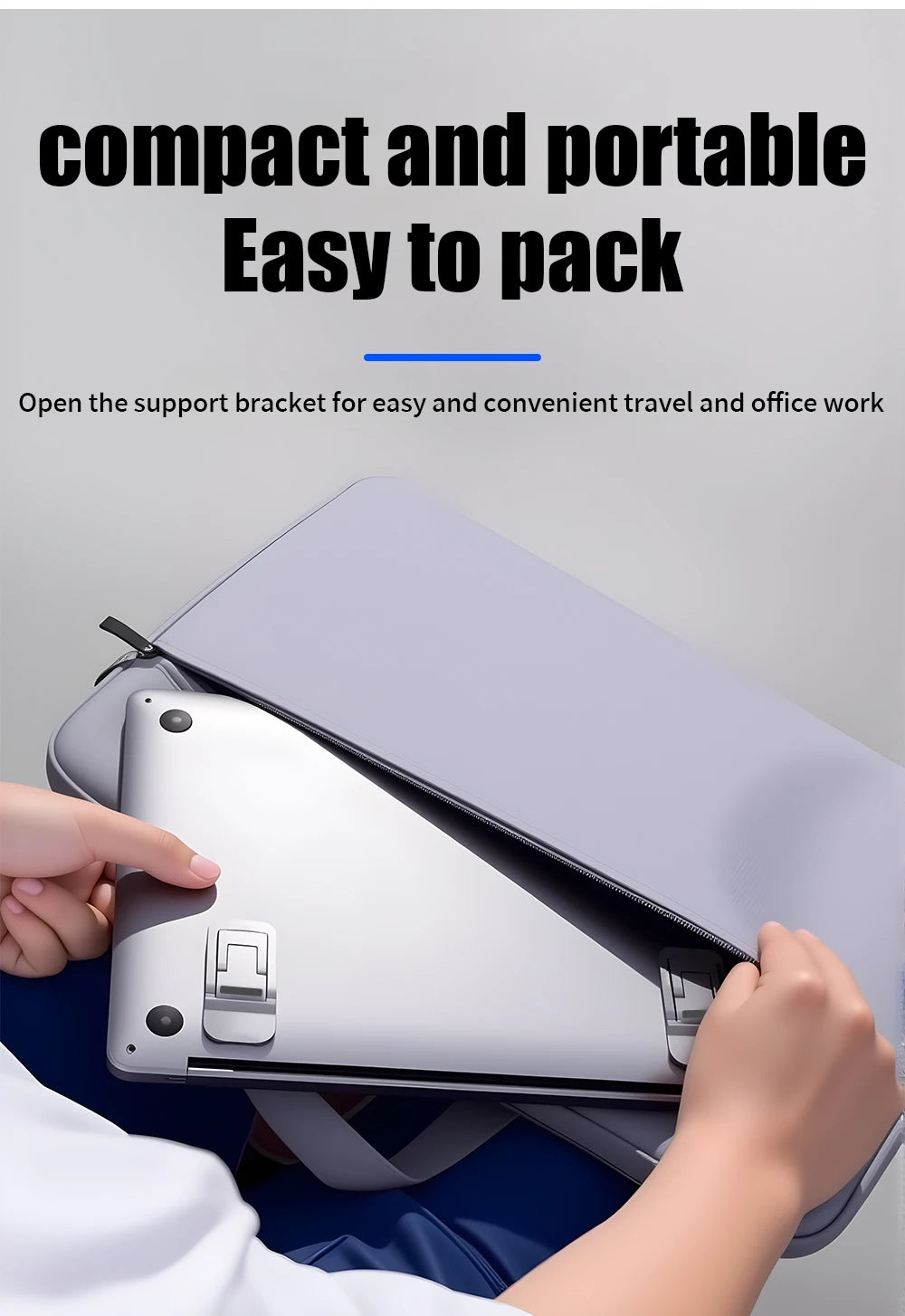 1 Pair Mini Portable Laptop Stand Computer Keyboard Holder Laptop Riser First/Second Gear Adjustment For Notebook Support
