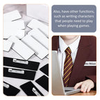 32Pcs Name Tag Blank Name Badges High Density DIY Sublimation Id Badge Pin Backing Office School Use Reusable Custom