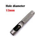 High Quality Steel 1mm 2mm 3mm 4mm 5mm 6mm 8mm to 20mm Round Hole Punch Tool Hollow Cutter for Leather Craft Belt Bag Clothing