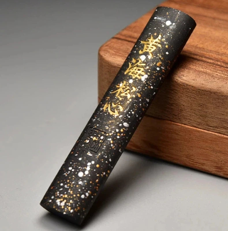 Ancient Method Soot Ink Stick High Quality Sumi Handmade Chinese Traditional Painting Calligraphy Ink Stone Supply for Artists