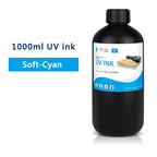 LED UV Ink 1000ml UV Ink For Epson 1390 R1800 R1900 TX800 4800 7880 9880 DX5 DX7 UV Flatbed Printer Universal UV Curing Ink
