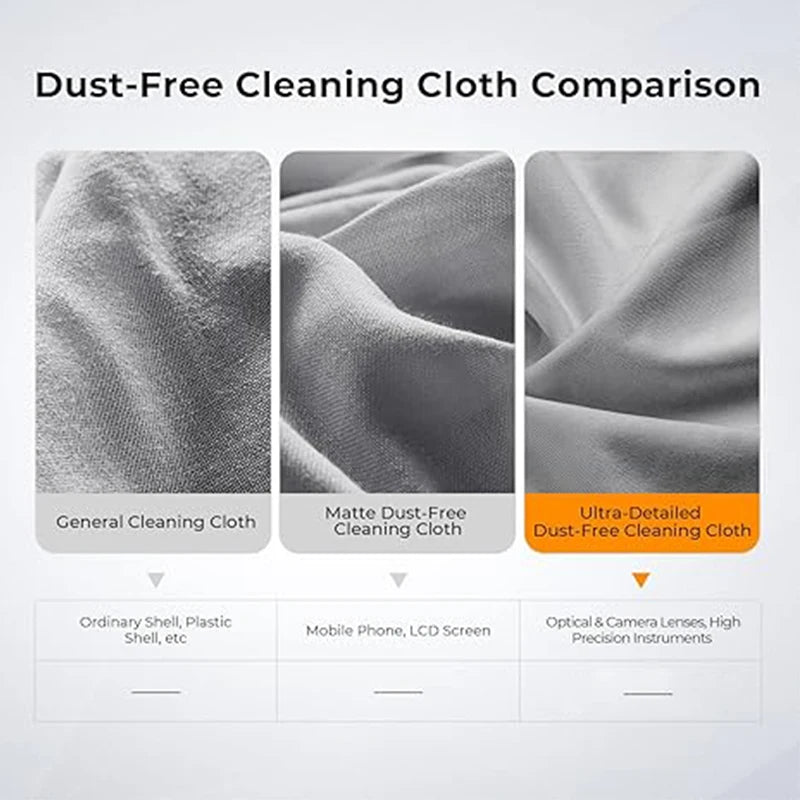 Microfiber Dustproof Cleaning Cloth Notebook Keyboard Protection Cover Laptop Screen Cleaning Cloth For MacBook 13/14/15/16 Inch