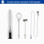 Bincoo-Electric Coffee Milk Maker, Handheld Household Mixer, Adjustable Double-Headed Gear