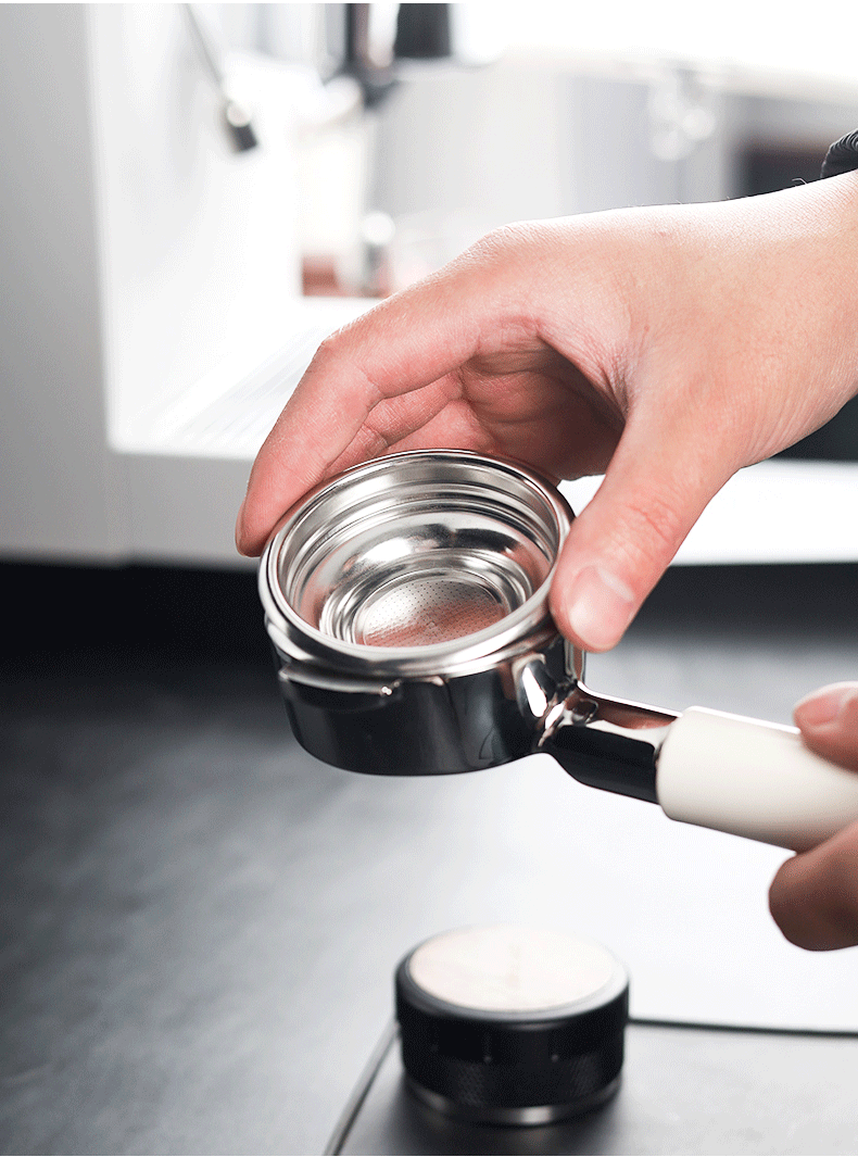 51mm 54mm 58mm Coffee Filter Basket Stainless Steel Coffee Powder Bowl Coffee Handle Bottomless Universal Coffee Powder Bowl
