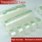 Premium Transparent Tape High-Viscosity Adhesive Multifunctional 0.8cm/1cm/1.2cm/1.8cm for Gift Wrapping And Packing