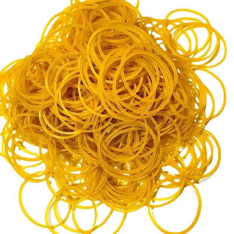 ‌Multi-Purpose Elastic Rubber Bands,15-60mm Diameter Rubber Bands Sturdy Stationery Fasteners for Paper, Files & Household Items