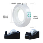 Premium Transparent Tape High-Viscosity Adhesive Multifunctional 0.8cm/1cm/1.2cm/1.8cm for Gift Wrapping And Packing