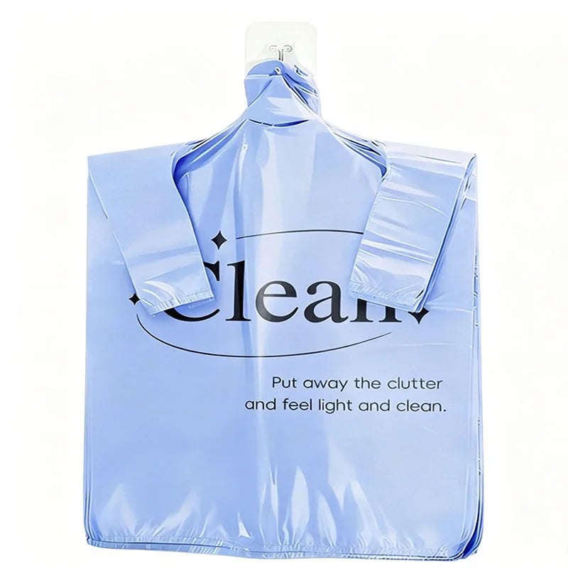 200pcs Heavy Duty Vest Trash Bags with Handles, Thick Disposable Plastic Garbage Bags for Home Bathroom & Kitchen
