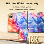 16K HDMI Cable 2.2 High Speed HDMI Braided Cord 16K@60Hz 10K@120Hz HDR 3D Film And Sound Effects For PS4 TV Laptop Monitor