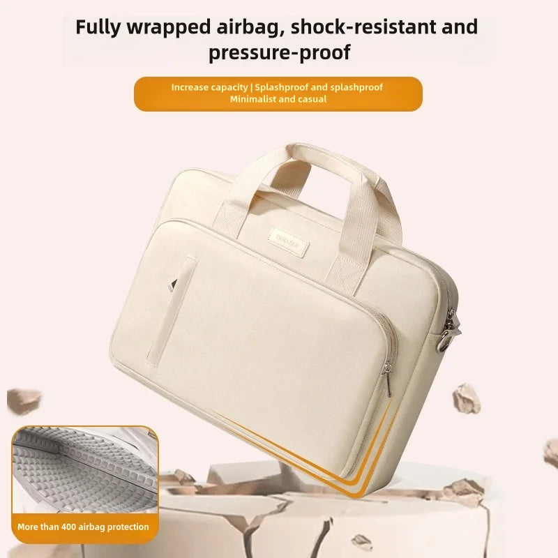 Laptop Bag Case 13.3 14 15.6 17.3 Inch Waterproof Notebook Bag for Macbook Air Pro 13 15 Computer Shoulder Handbag Briefcase Bag
