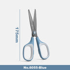 Deli Anti Stick Anti Rust Scissors School Stainless Steel Scissors Home Office DIY Handicraft Made Tools Stationery Scissors