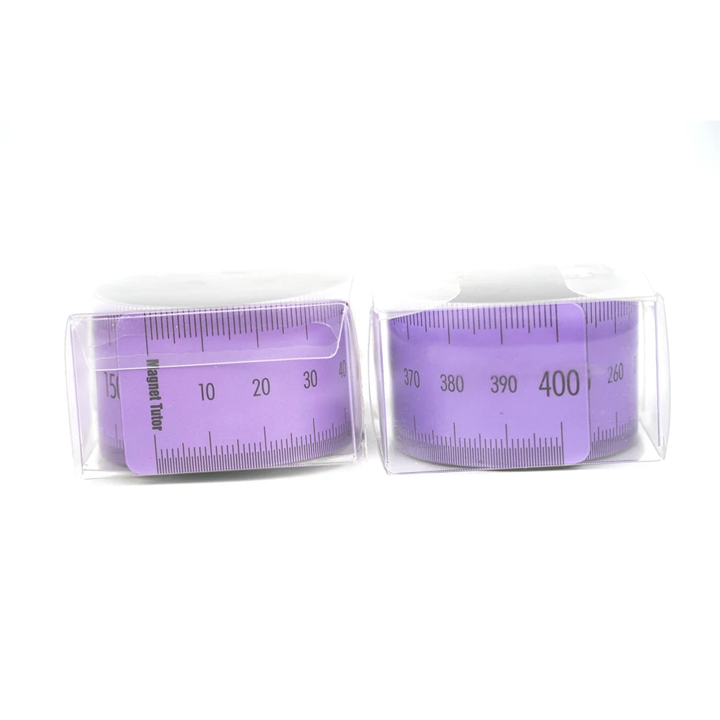 Magnetic Ruler Tape, 15.74 Inch Flexible Magnetic Measuring Tape with Inches & Centimeters for Classroom Whiteboard